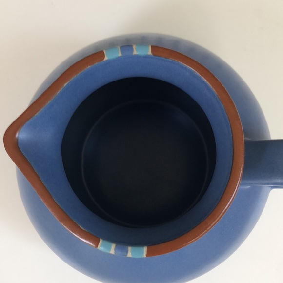 Dansk Mesa southwest blue Portugal pottery pitcher - Picture 2 of 9
